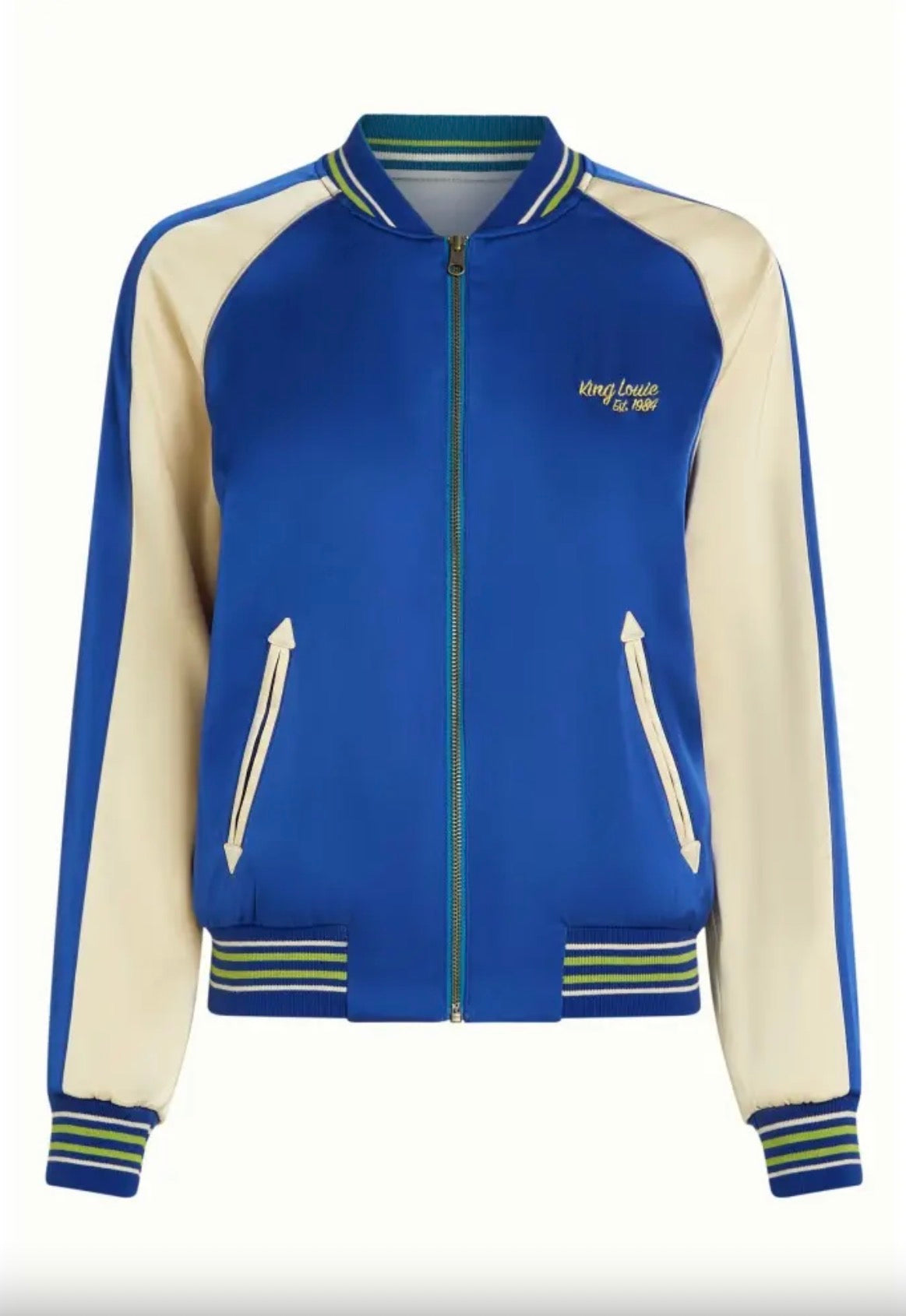 King Louie Bomber Jacket Madison Lunar Grey