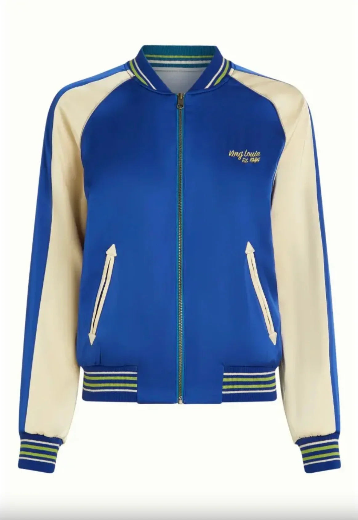 King Louie Bomber Jacket Madison Lunar Grey