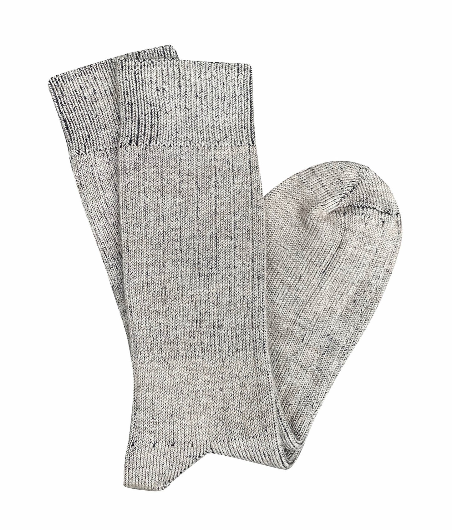 Tightology Short Rib Merino Wool Socks in Greige