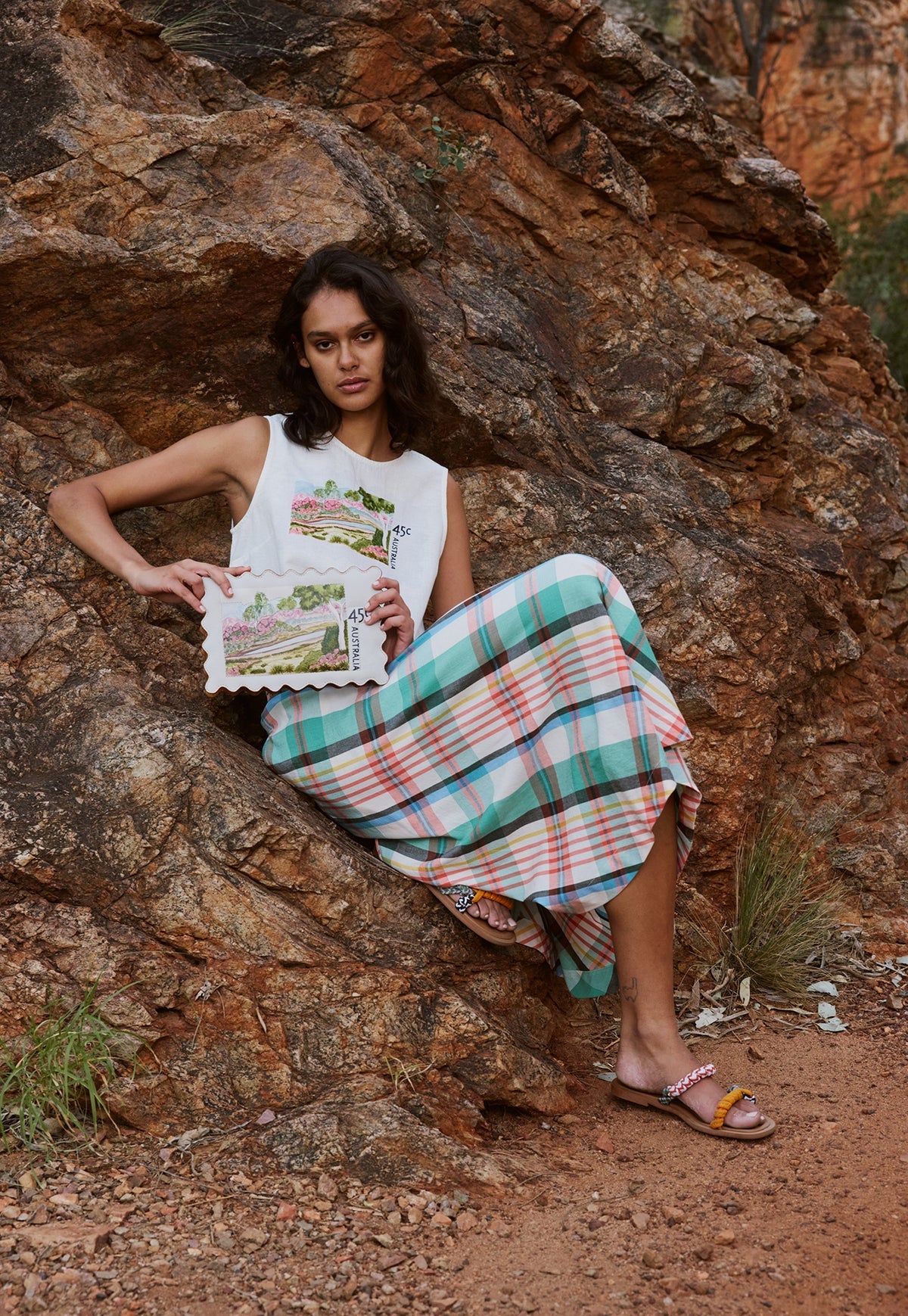 Nancybird Stamp Clutch Bag