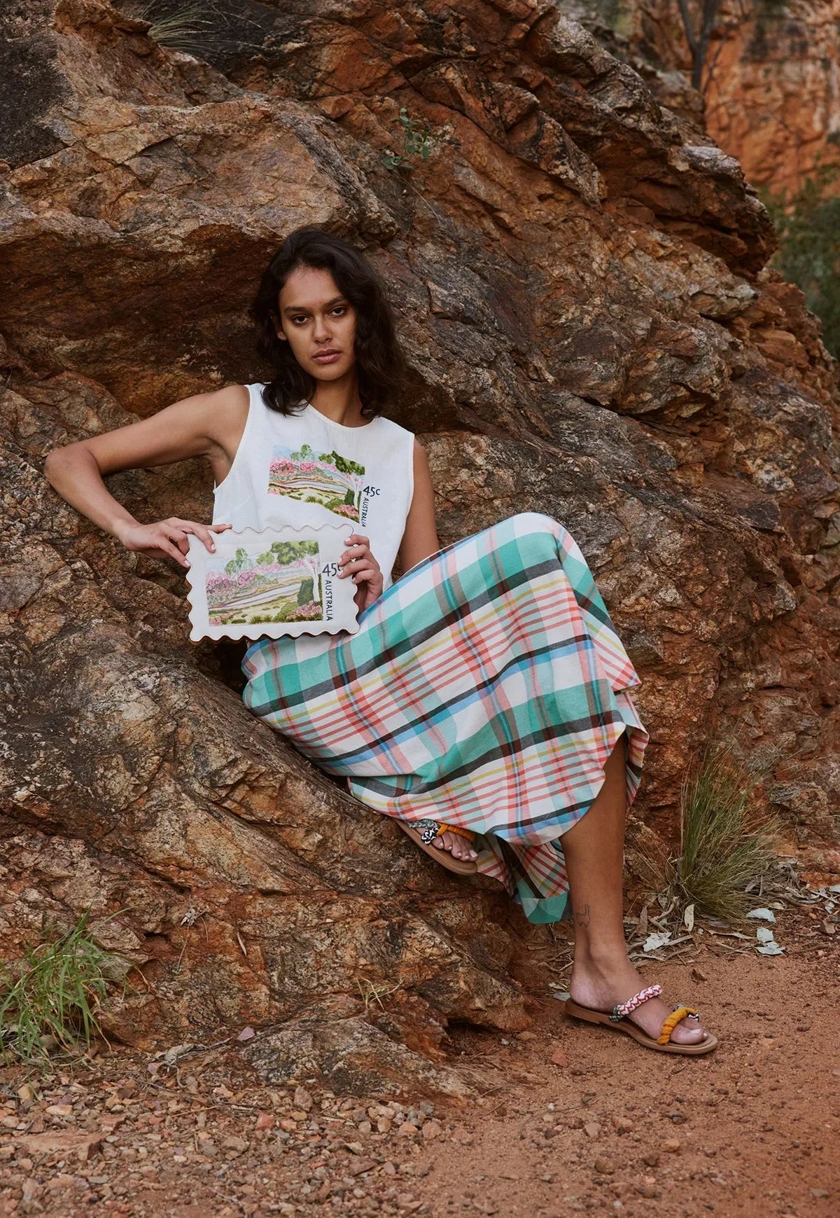 Nancybird Stamp Clutch Bag