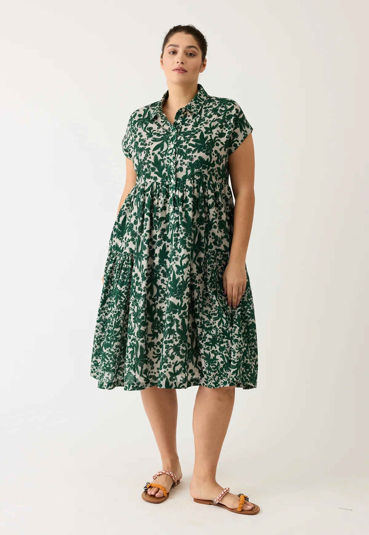 Nancybird Maja Dress in Parsley
