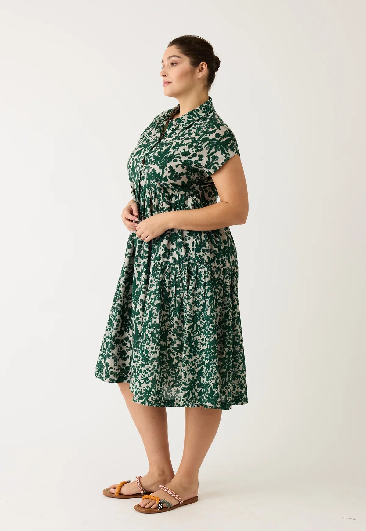 Nancybird Maja Dress in Parsley