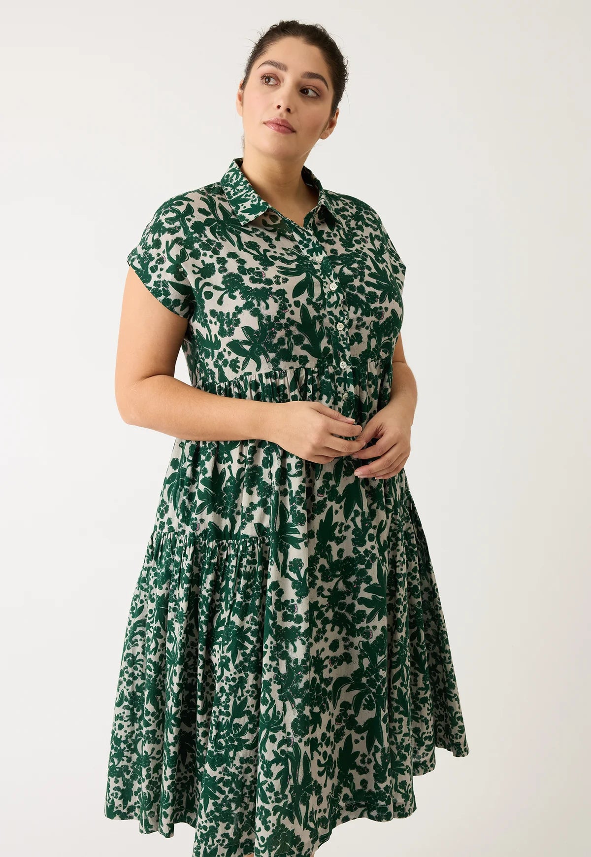 Nancybird Maja Dress in Parsley