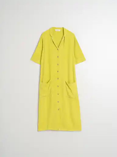 Indi and Cold Shirt Dress in Pistachio