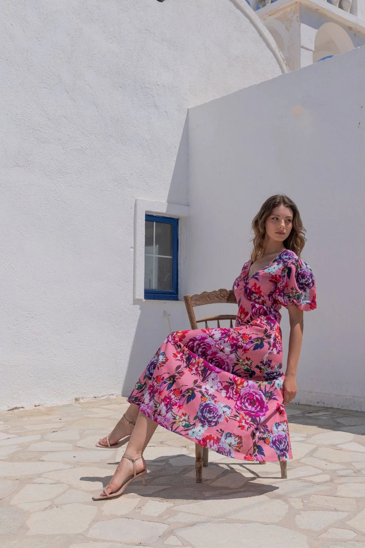 Kachel Penelope Dress in Lovers Floral Print