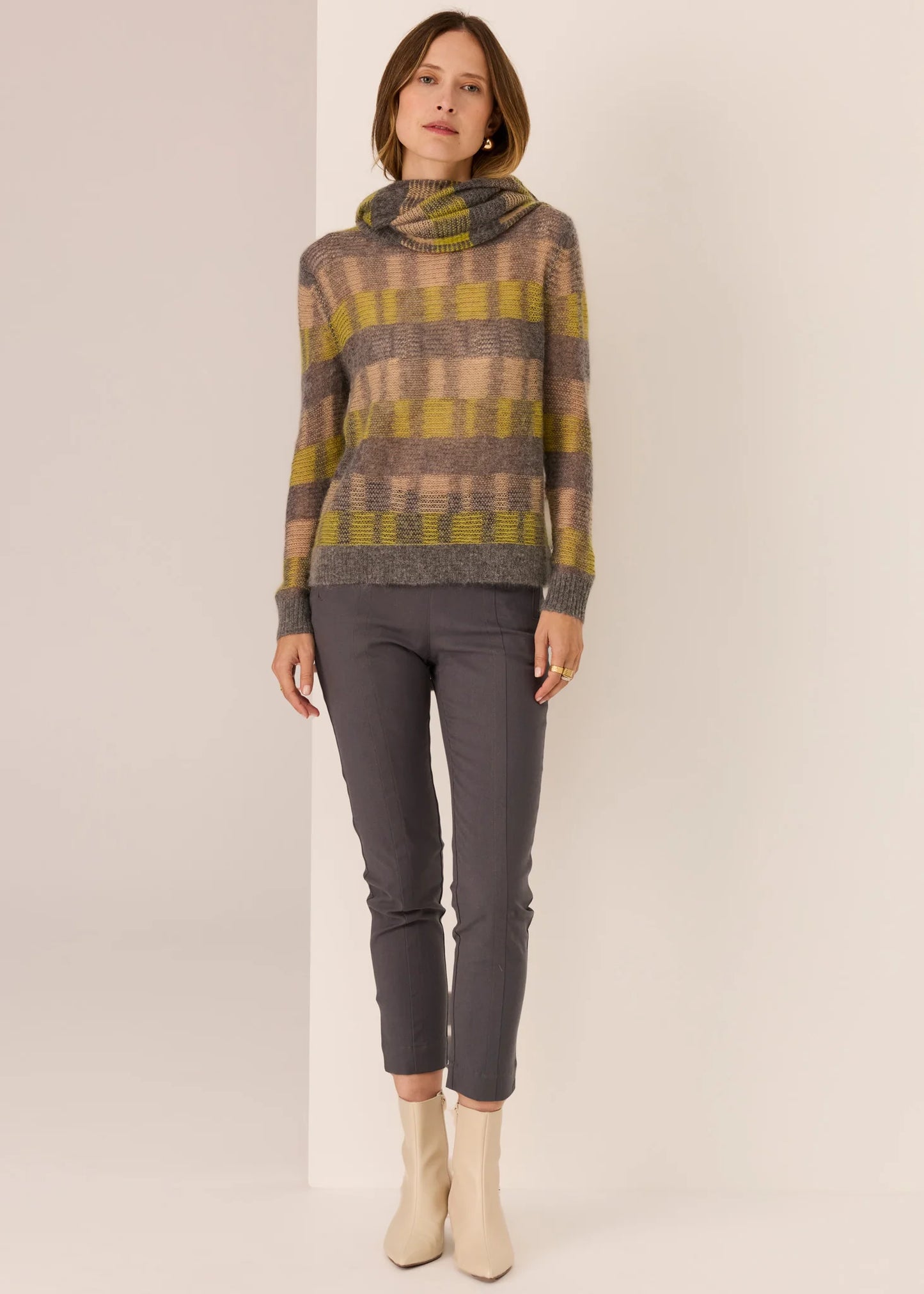 POL Ciara Stripe Textured Knit