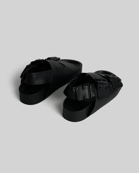 JVAM Joi Leather Sandal in Black