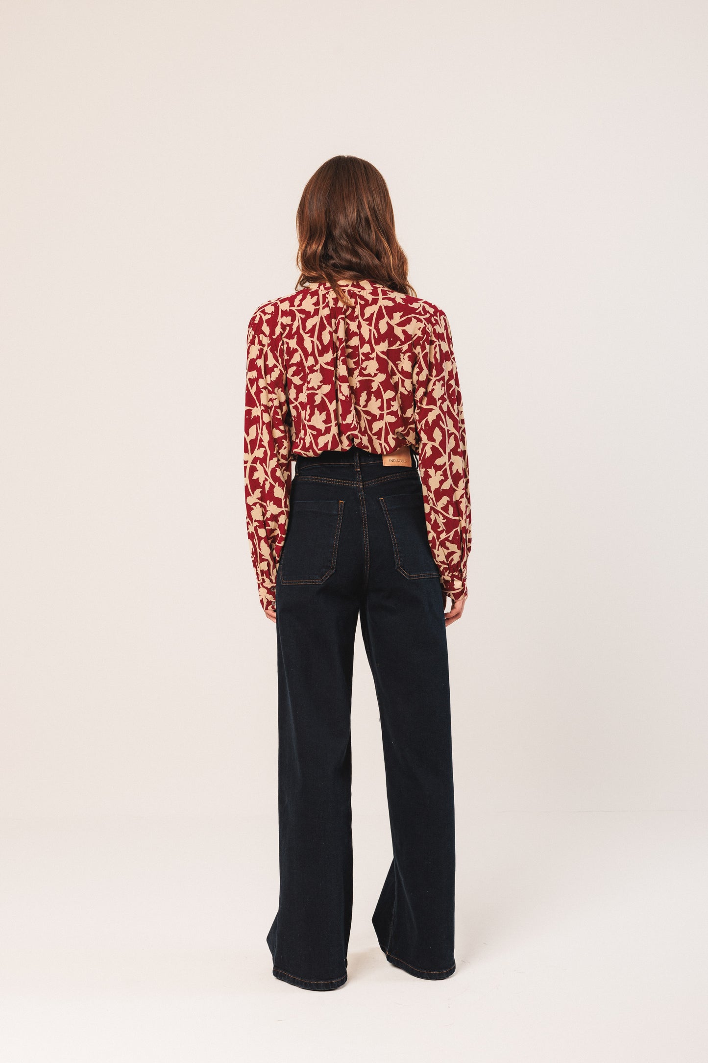 Indi and Cold Wide Leg Denim Pant