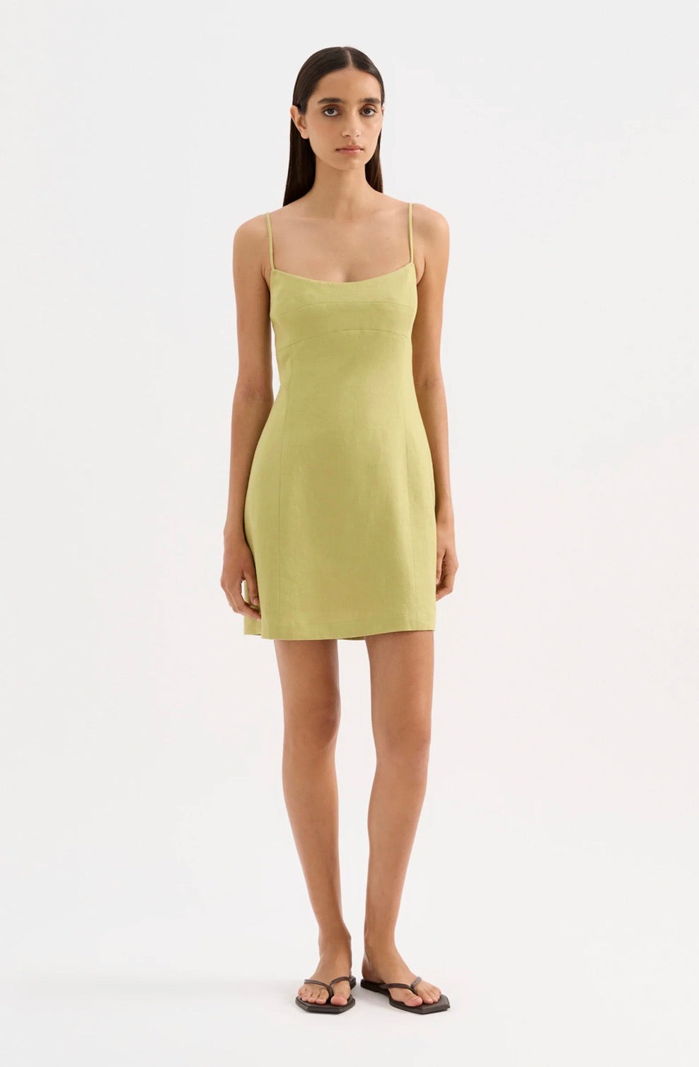 Nude Lucy Carmella Linen Mini Dress