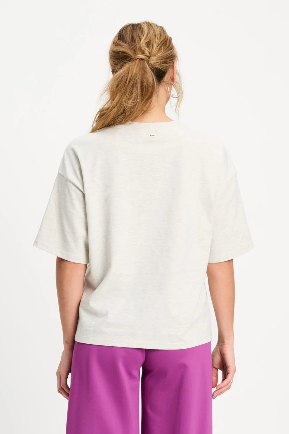 POM Amsterdam Animal T-Shirt Grey