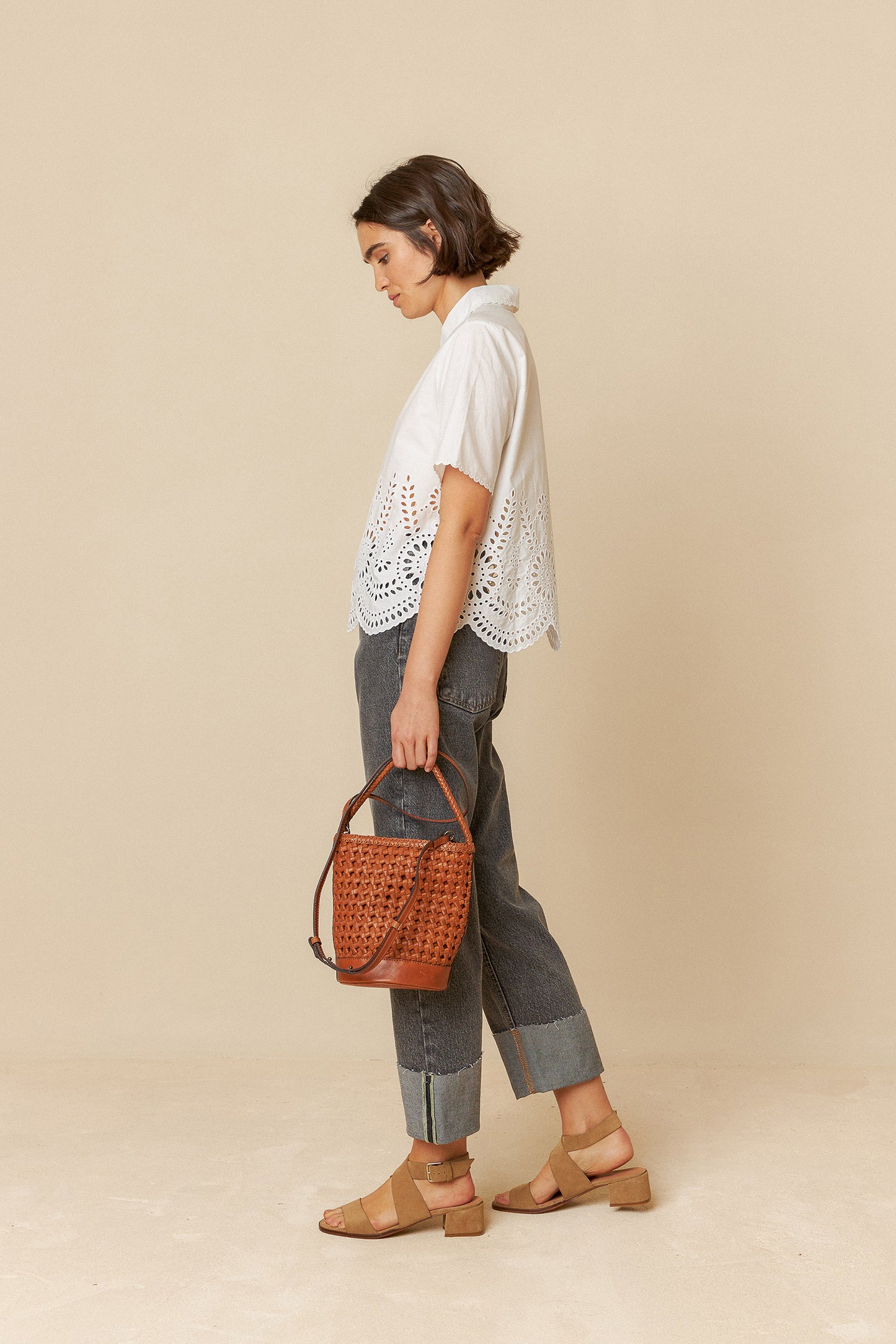 Indi and Cold Poplin Embroidered Shirt