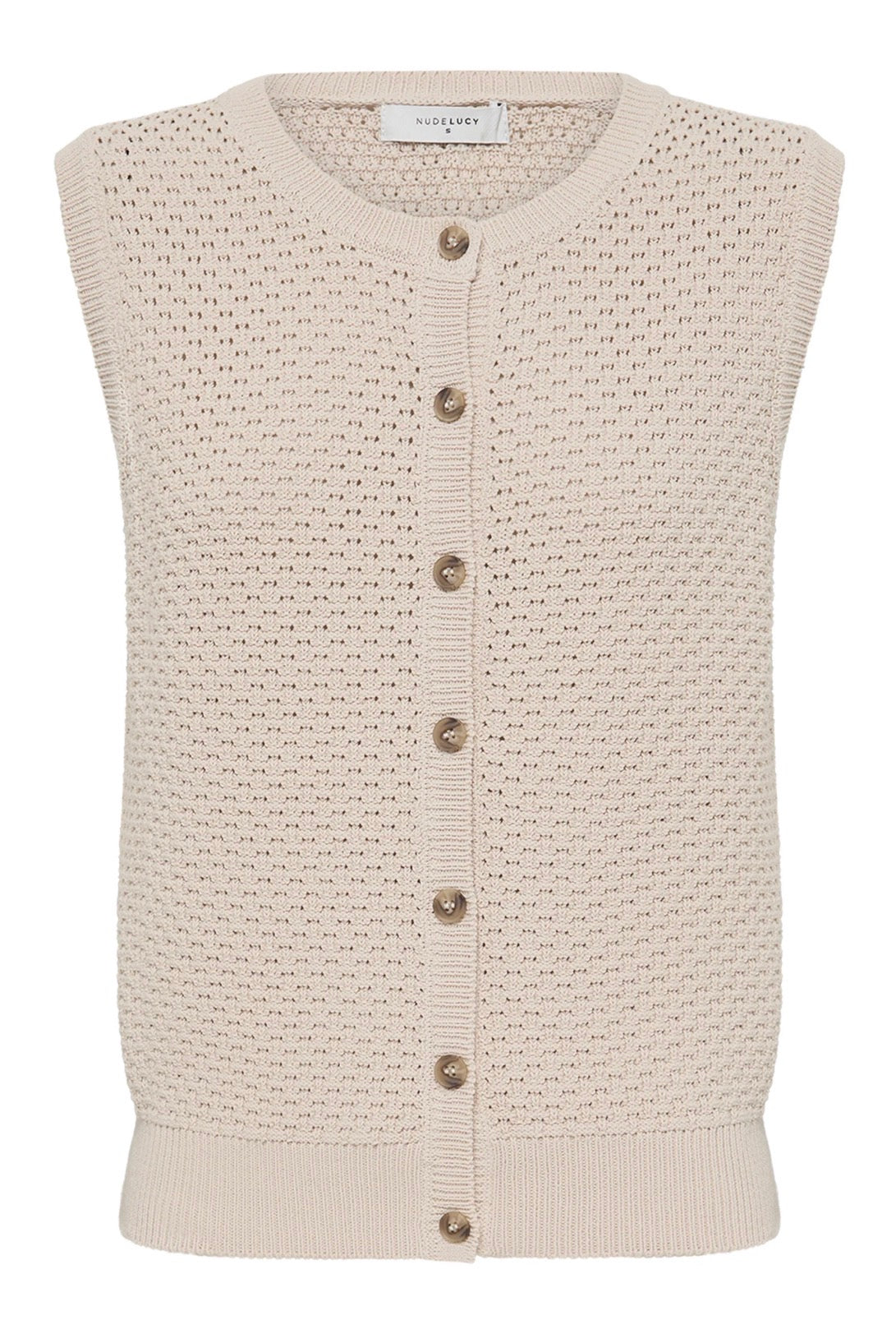 Nude Lucy Frazer Knit Tank in Buff