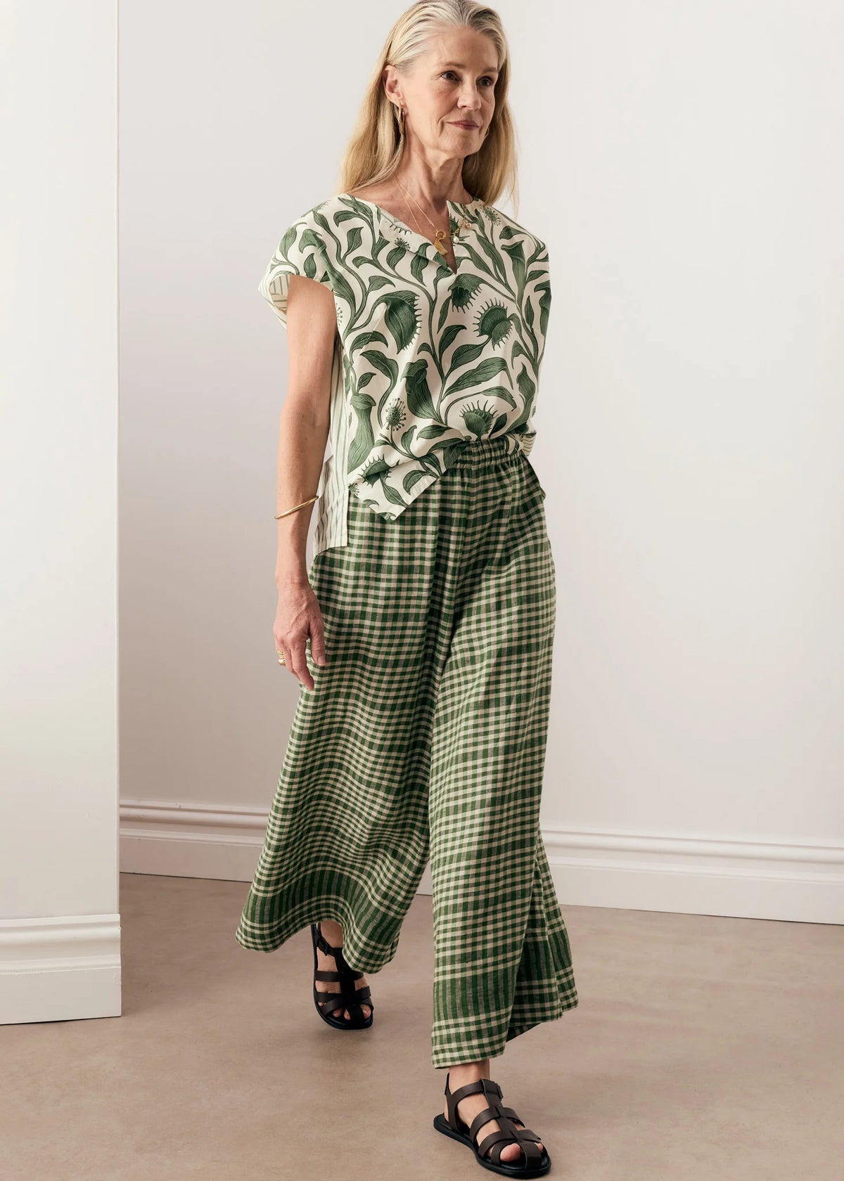 POL Botanica Top with Contrast Back