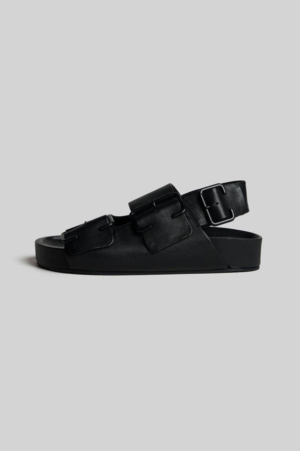 JVAM Joi Leather Sandal in Black