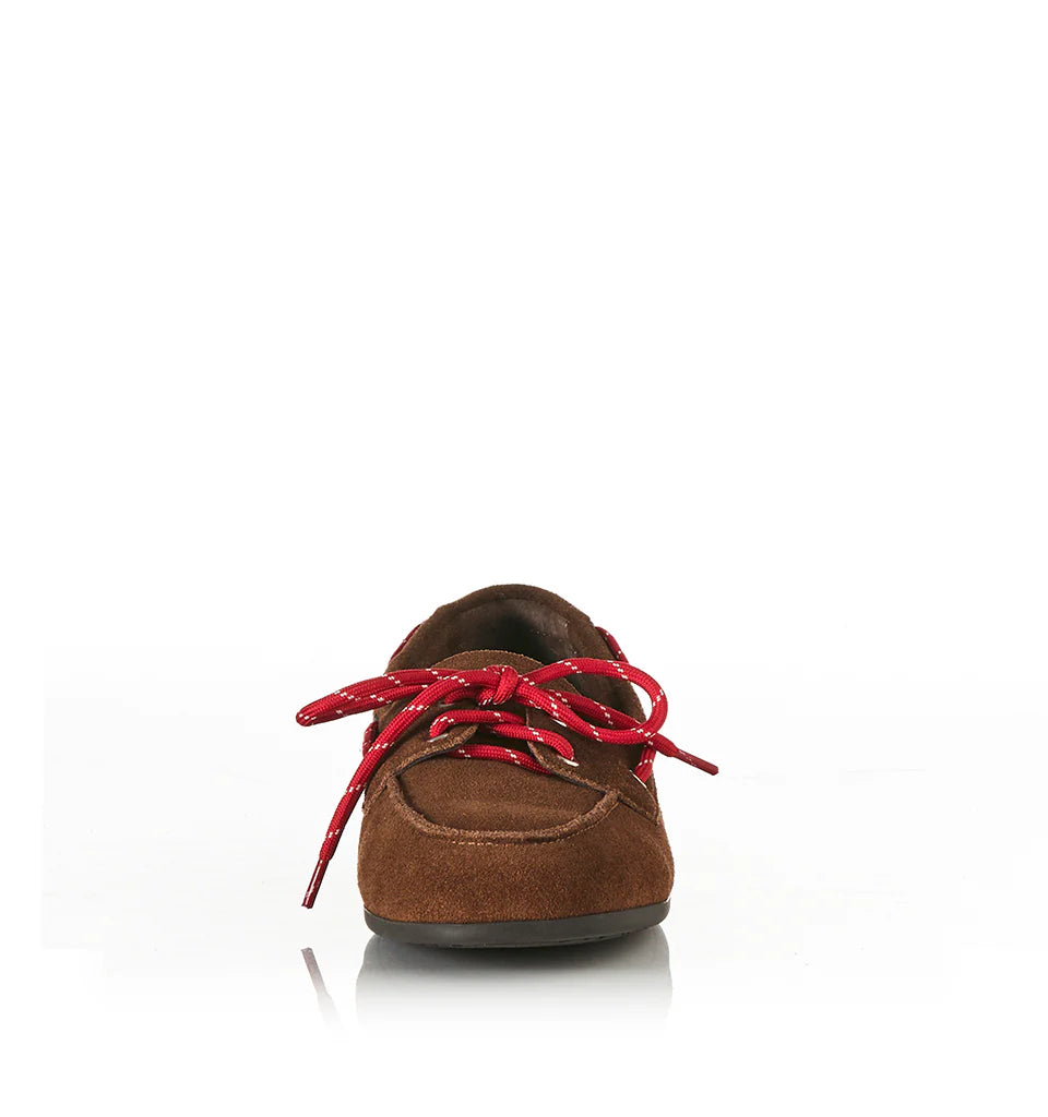 Alias Mae Teddy Laces Shoes in Mocha Suede