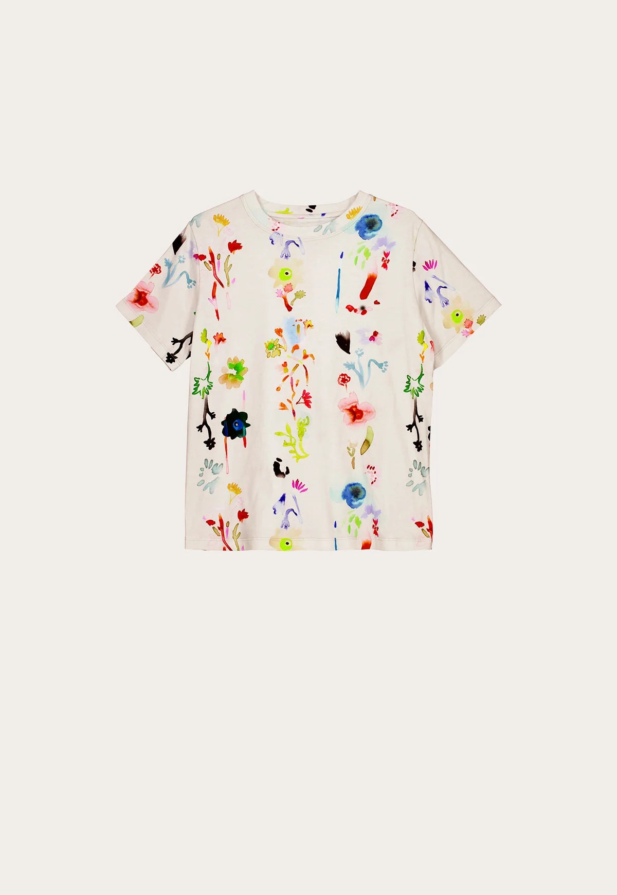 Nancybird Apollo Tee in Watercolour Cream