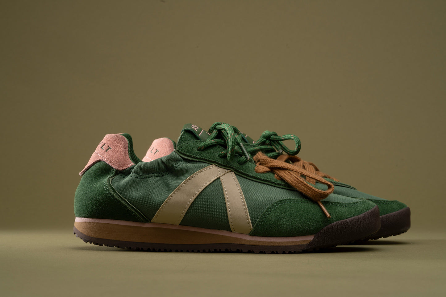 ASFVLT Grace Sneaker DK Green / Pink