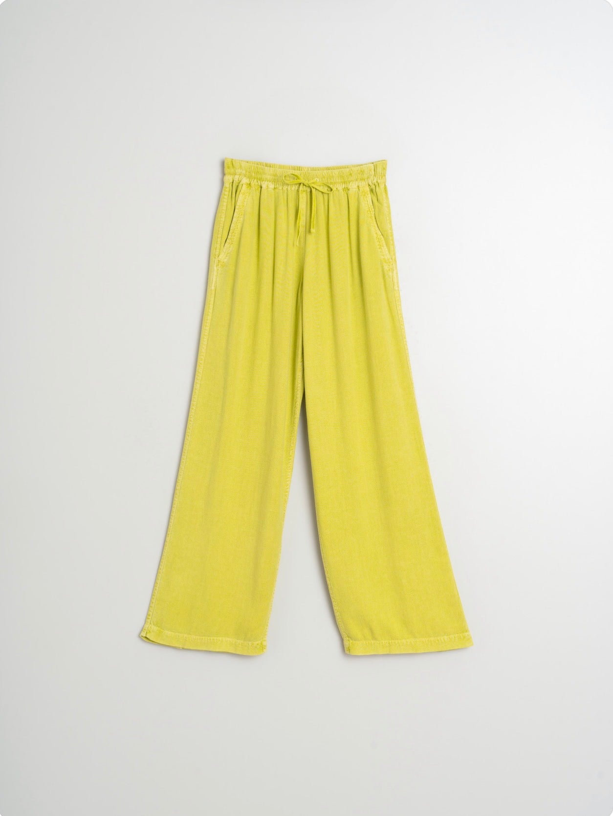 Indi and Cold Maxi Wide Leg Pant in Pistachio