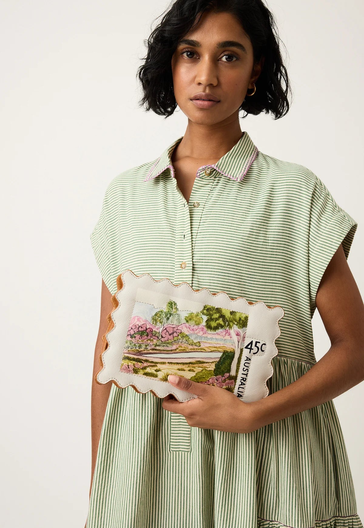 Nancybird Stamp Clutch Bag