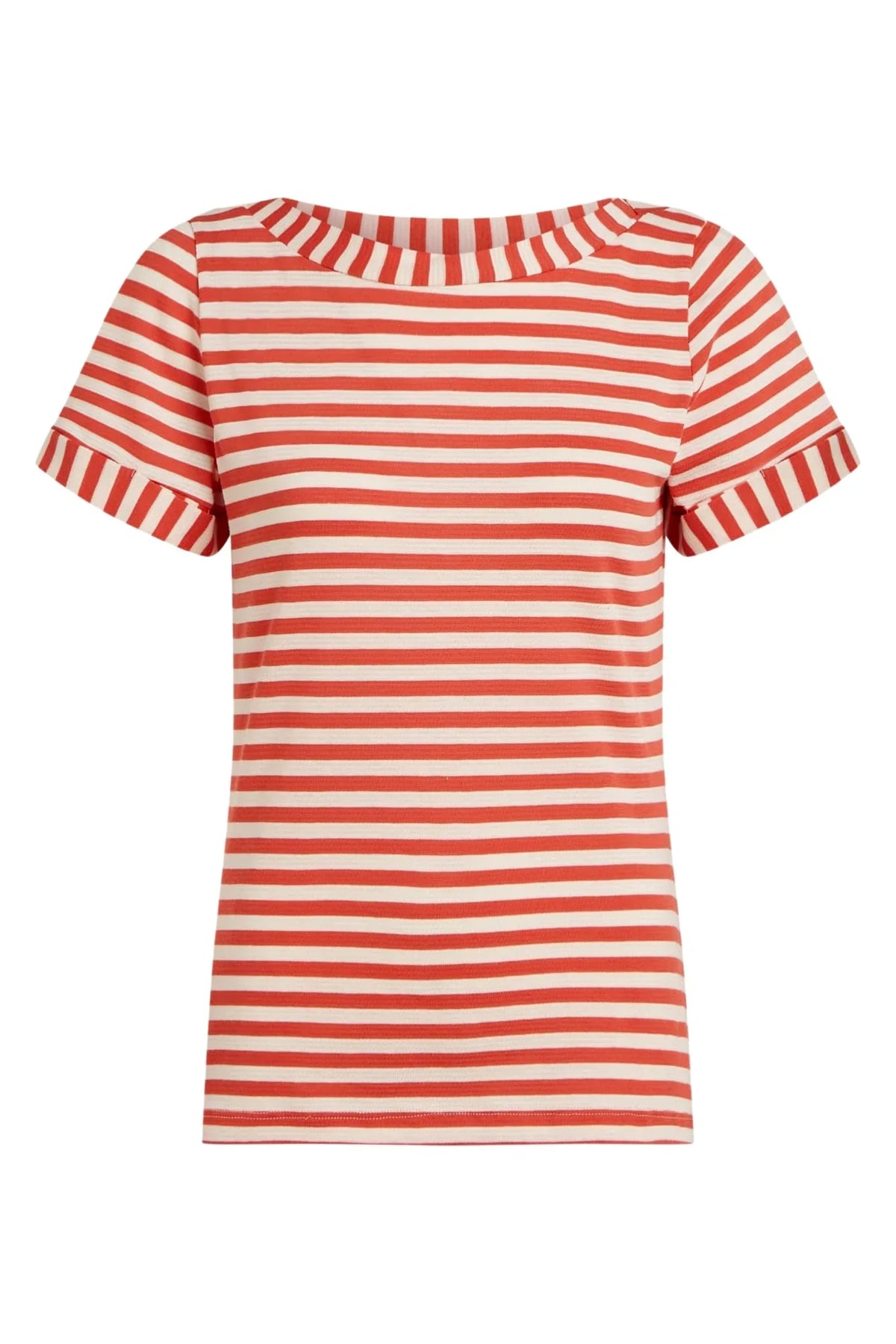 KING LOUIE Chopito boatneck top in Summer Fig stripe
