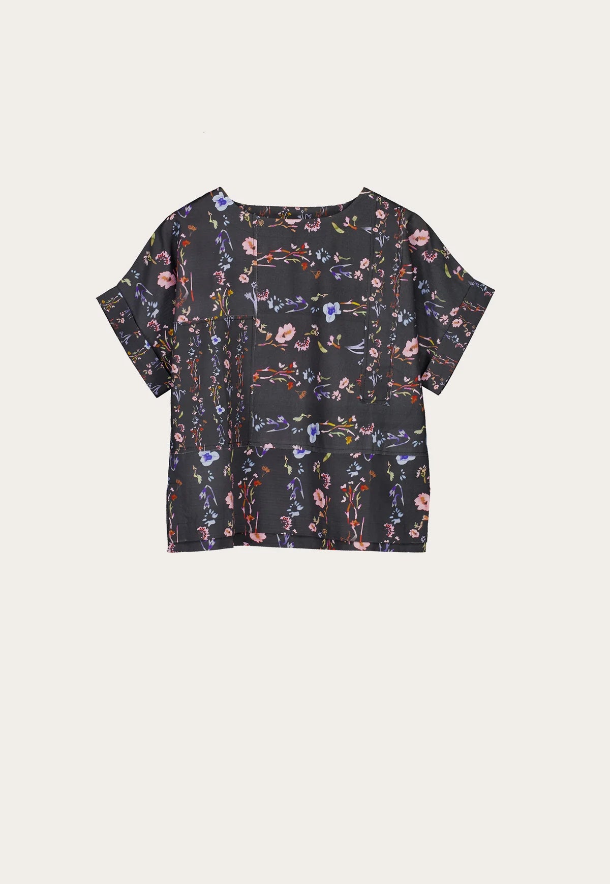 Nancybird Dolman Top in Watercolour Charcoal