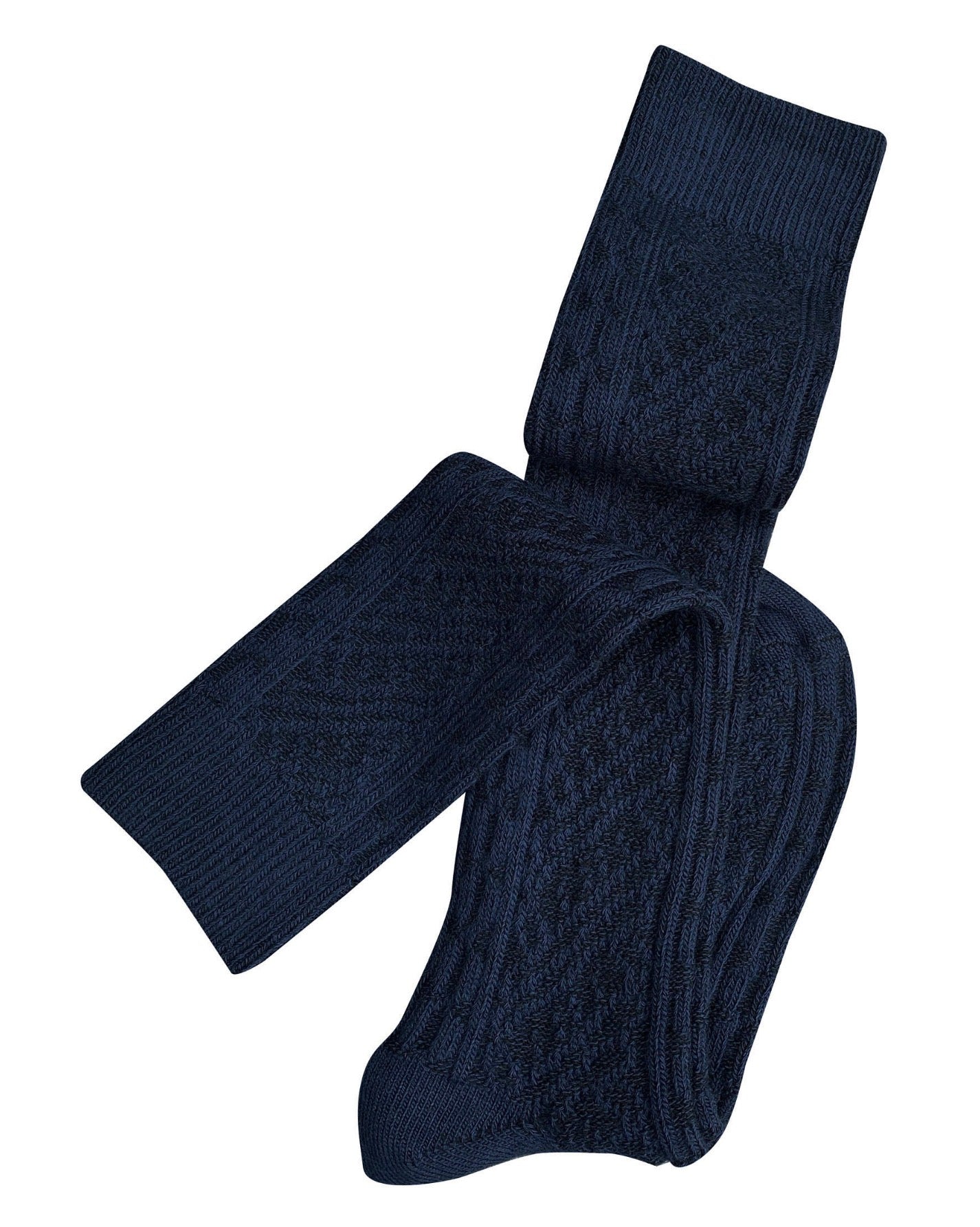 Tightology Vintage Merino Wool Socks in Midnight