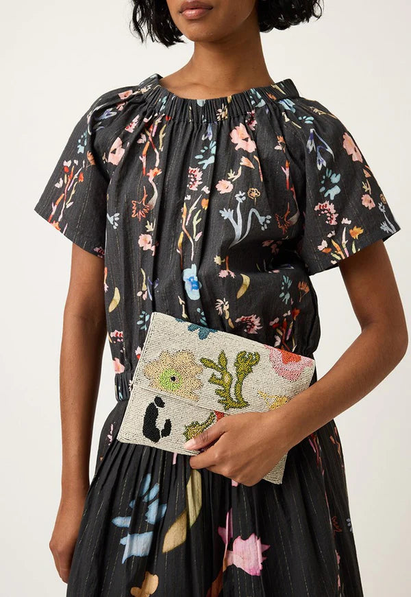 Nancybird Fold Clutch in Watercolour