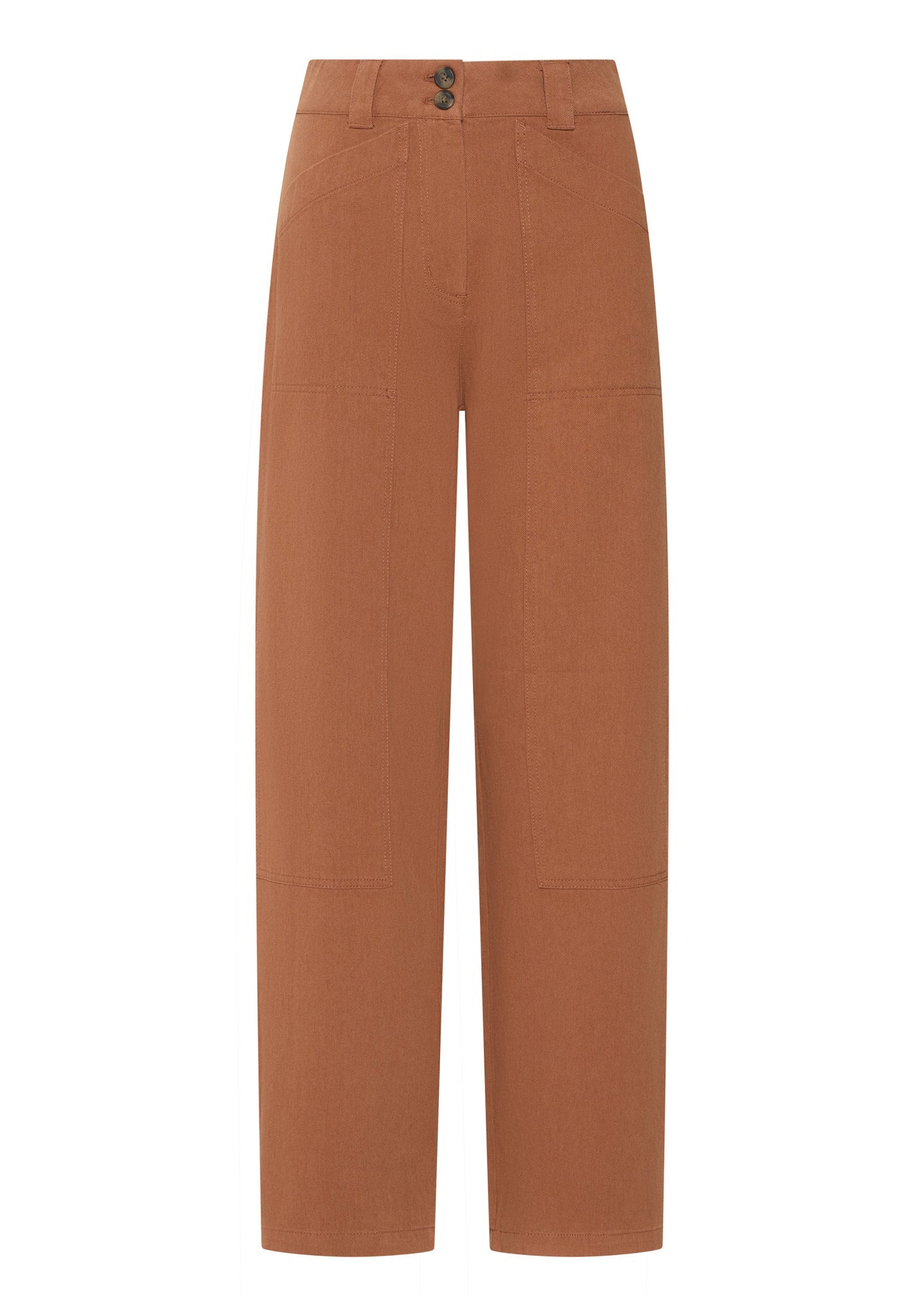 POL Bronel Barrel Pant Toffee