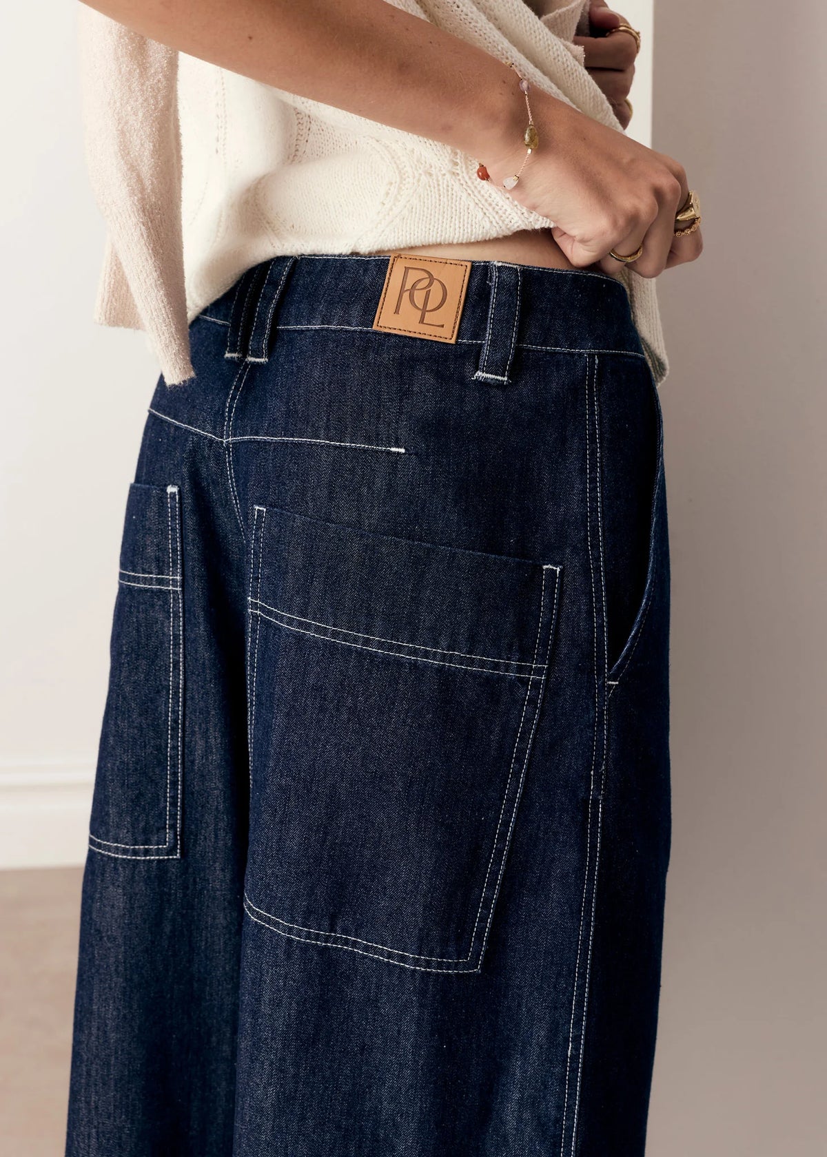 POL Carpenter Pant in Denim