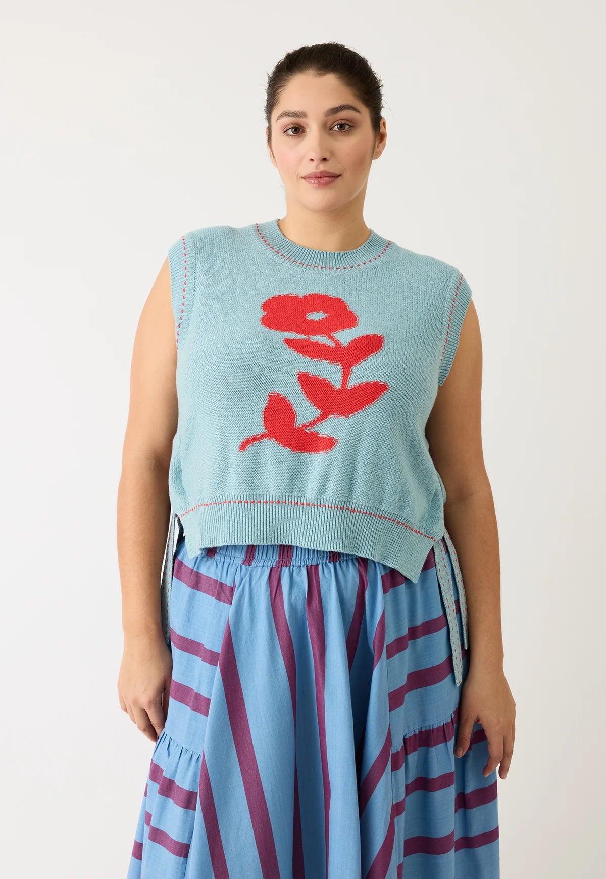 Nancybird Aria Vest in Flower
