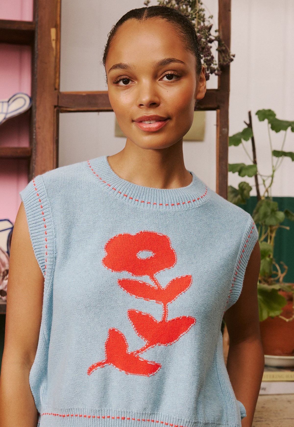 Nancybird Aria Vest in Flower