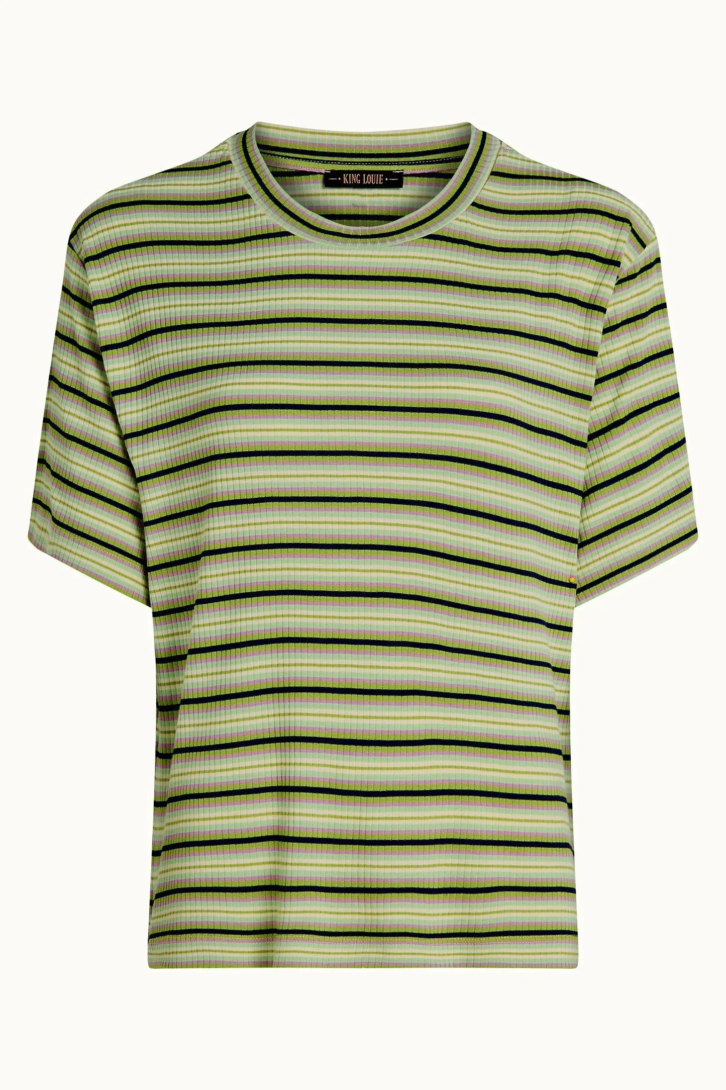 King Louie Boxy Tee in Seaside Stripe