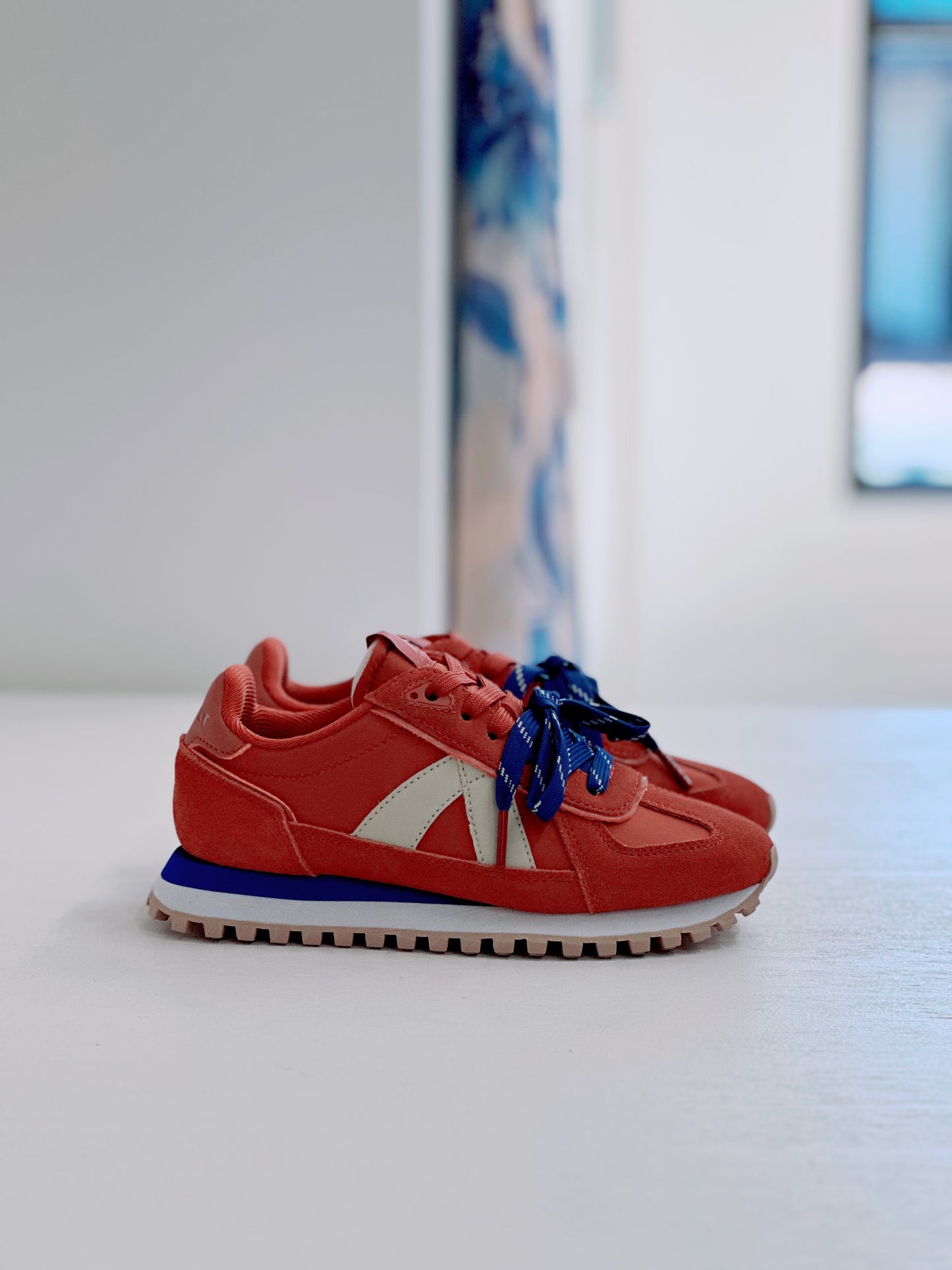 ASFVLT Gate Sneaker Ochre Orange Blue