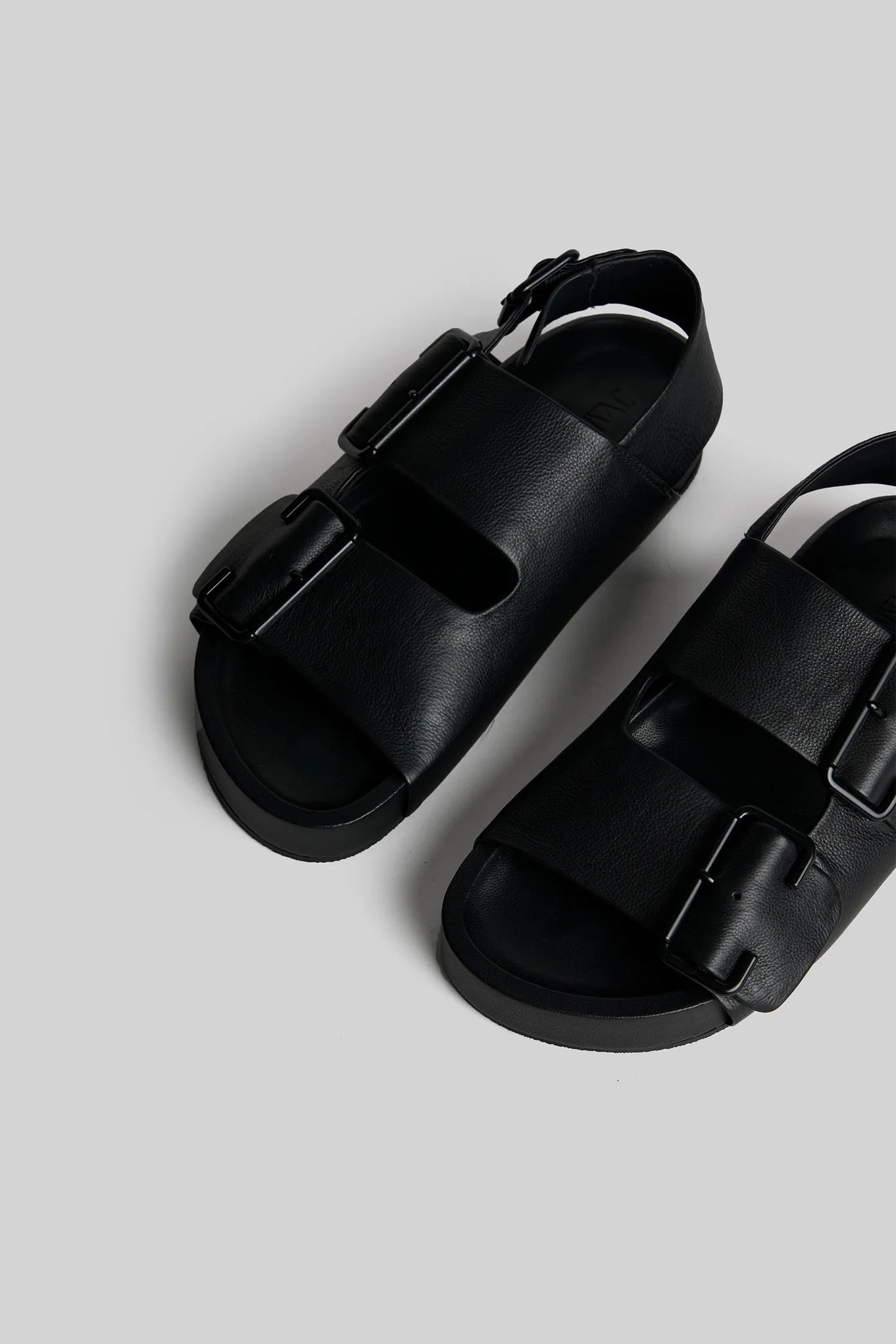JVAM Joi Leather Sandal in Black
