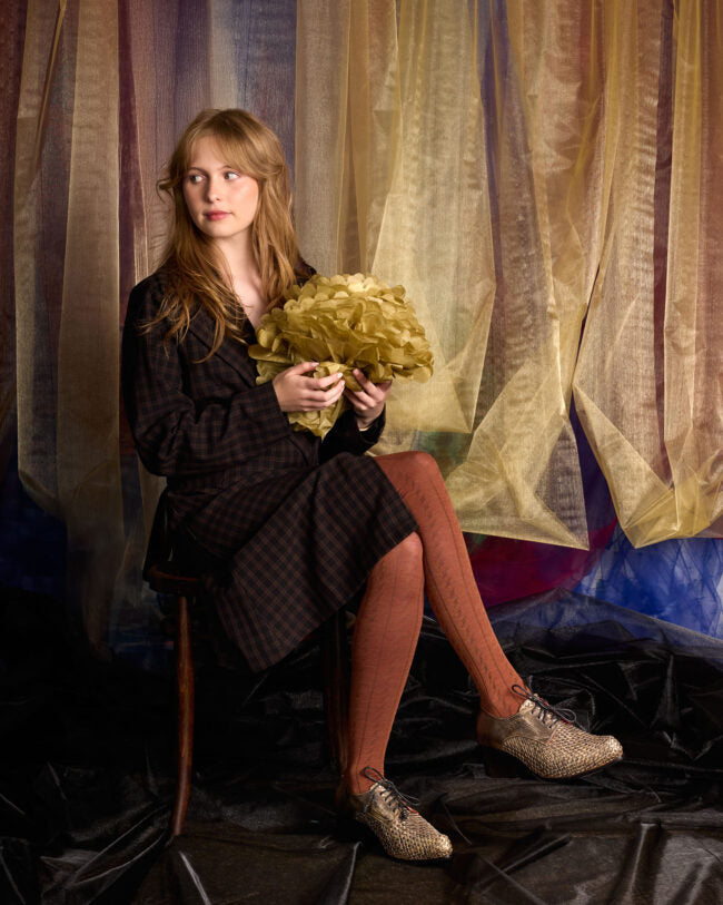 Tightology Form Merino Wool Tights in Toffee
