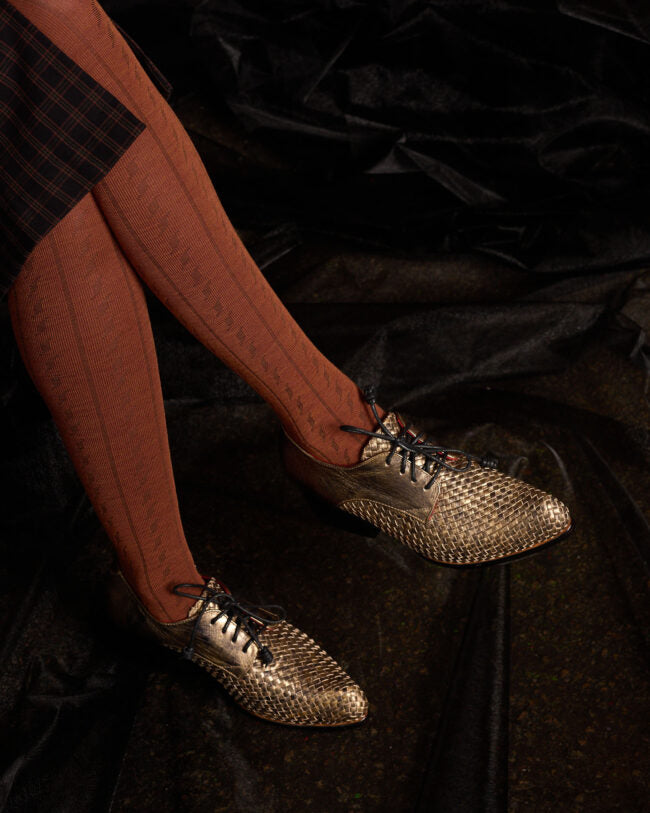 Tightology Form Merino Wool Tights in Toffee