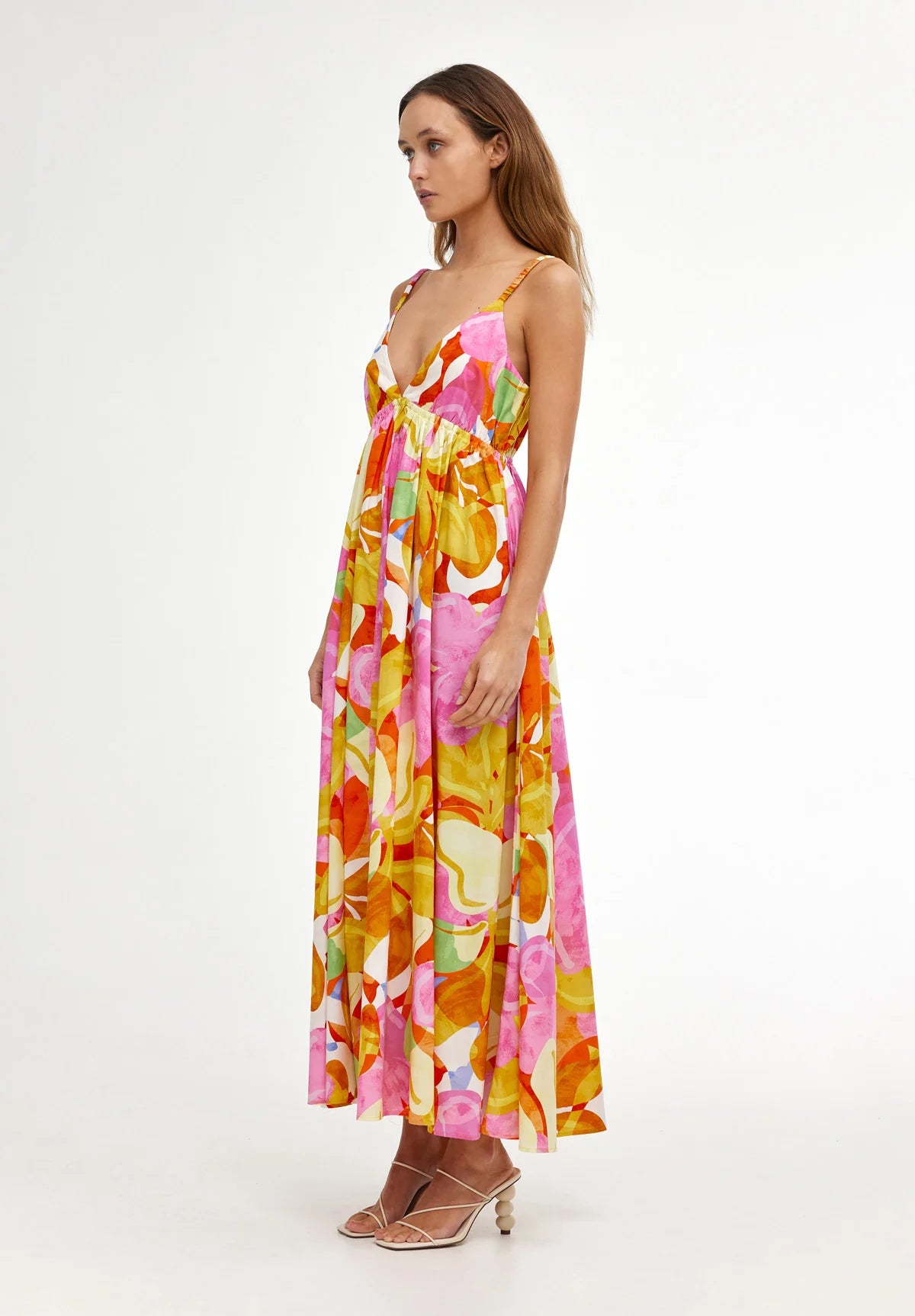 Kinney Camille Dress in Capri Abstract Print