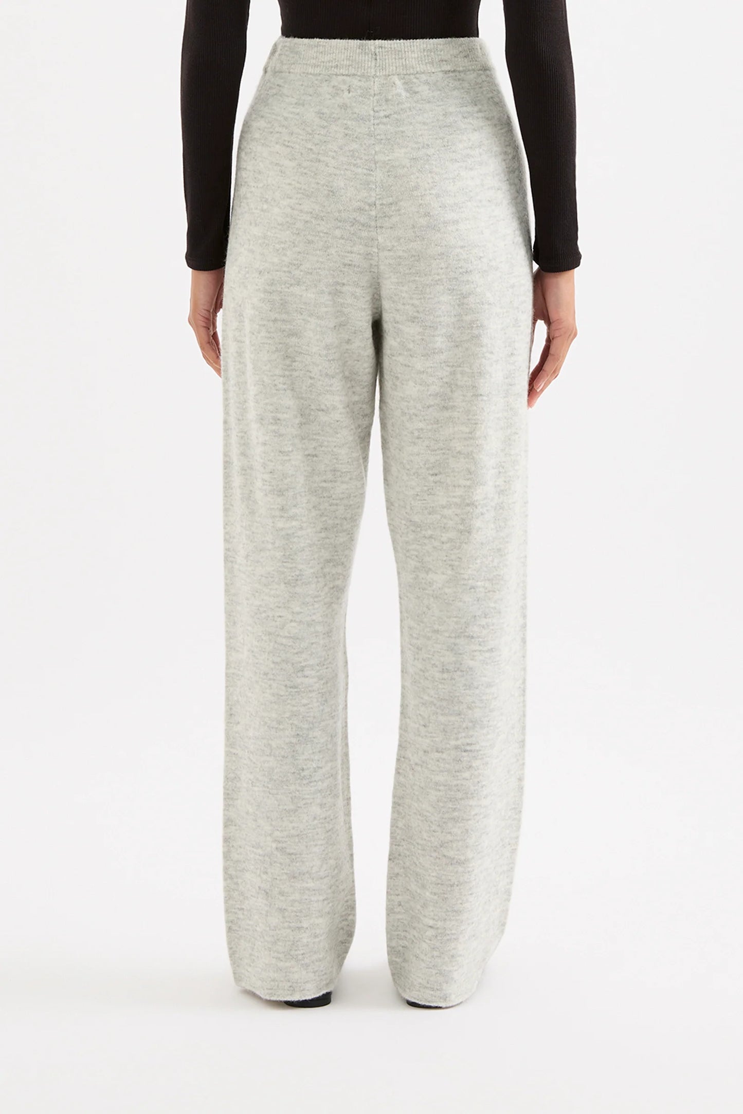 Nude Lucy Dallas Knit Pant in Grey Marle