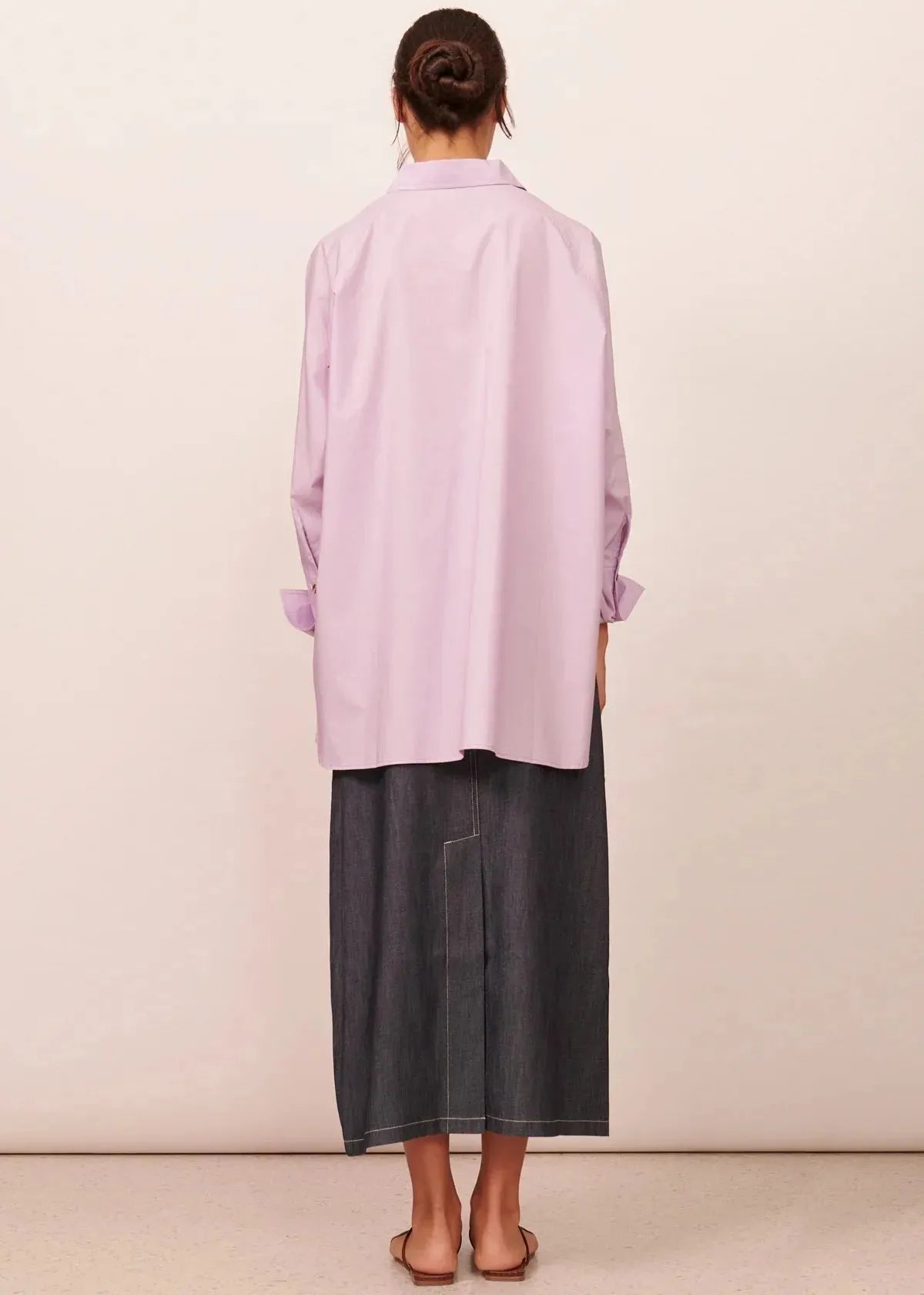 Apartment Clothing Brigitte Raglan Shirt in Lilac - the tartan fox