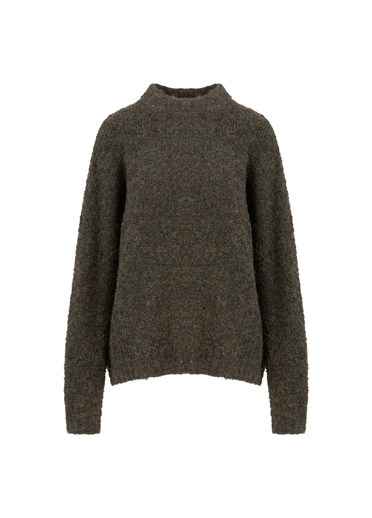 CC Heart Amaya Knit Sweater in Army - the tartan fox