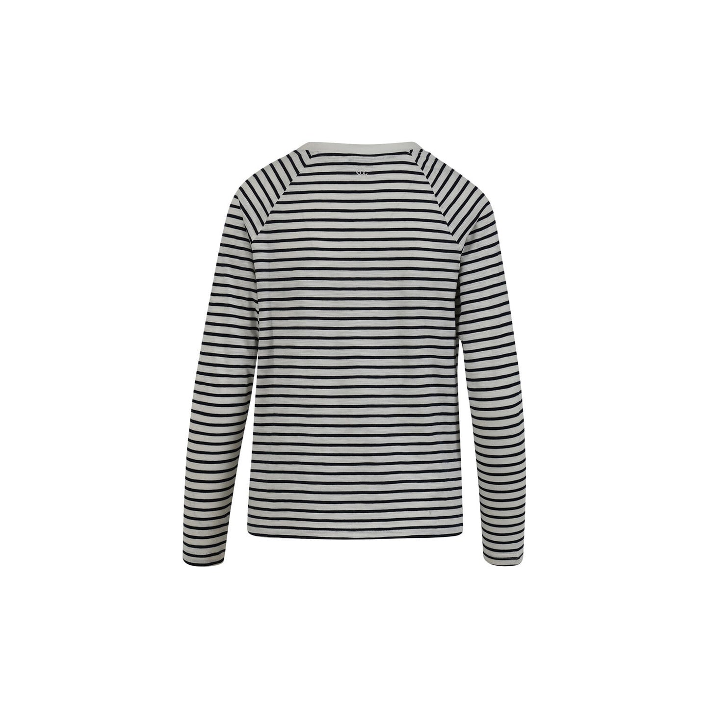 CC Heart Silla Stripe Long Sleeve T-shirt in Off white/Navy - the tartan fox