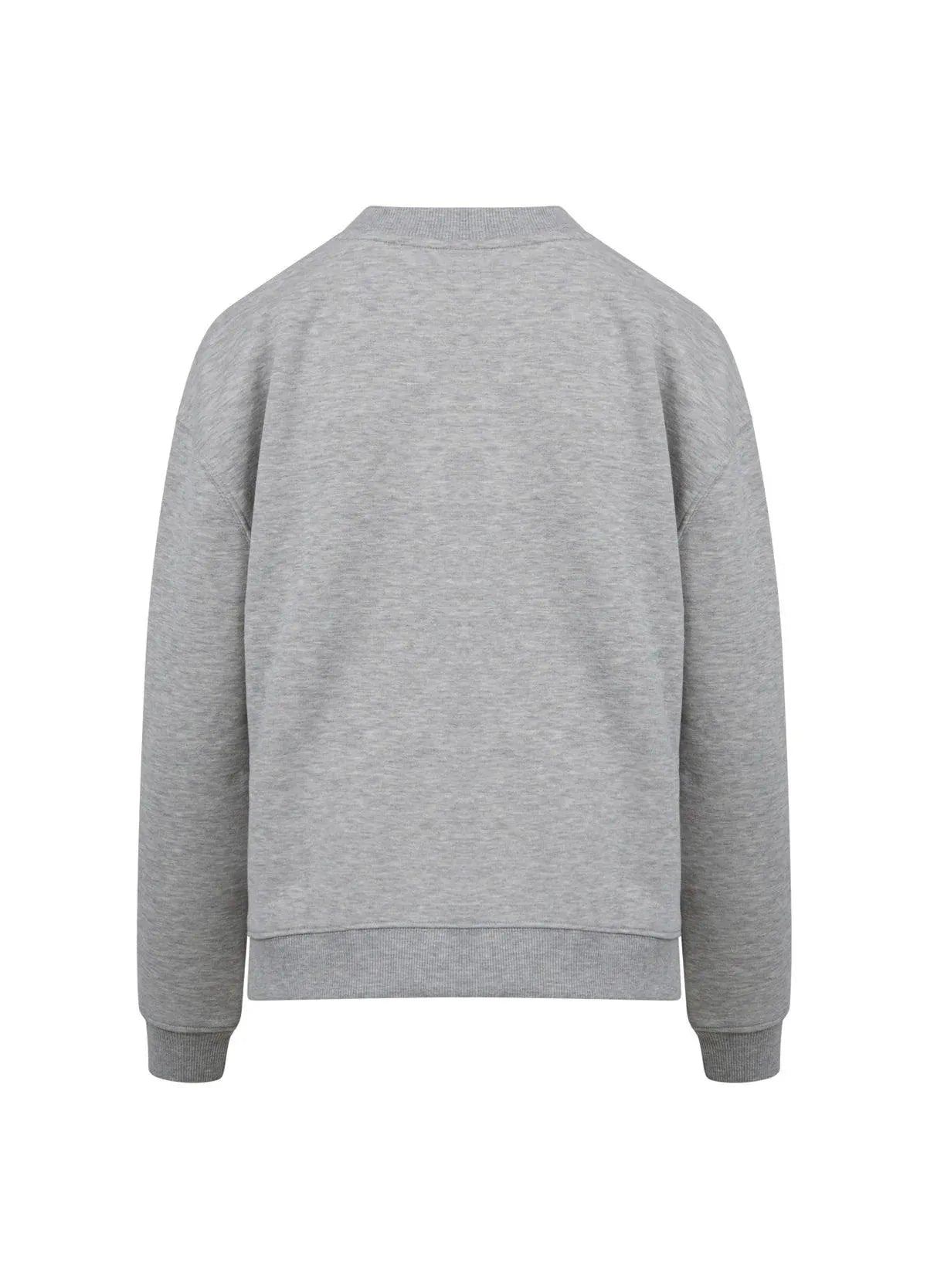 Coster Sweatshirt in Grey Melange - the tartan fox