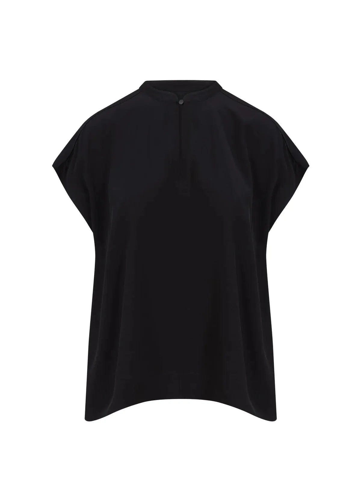 COSTER Top with Stand in Black - the tartan fox