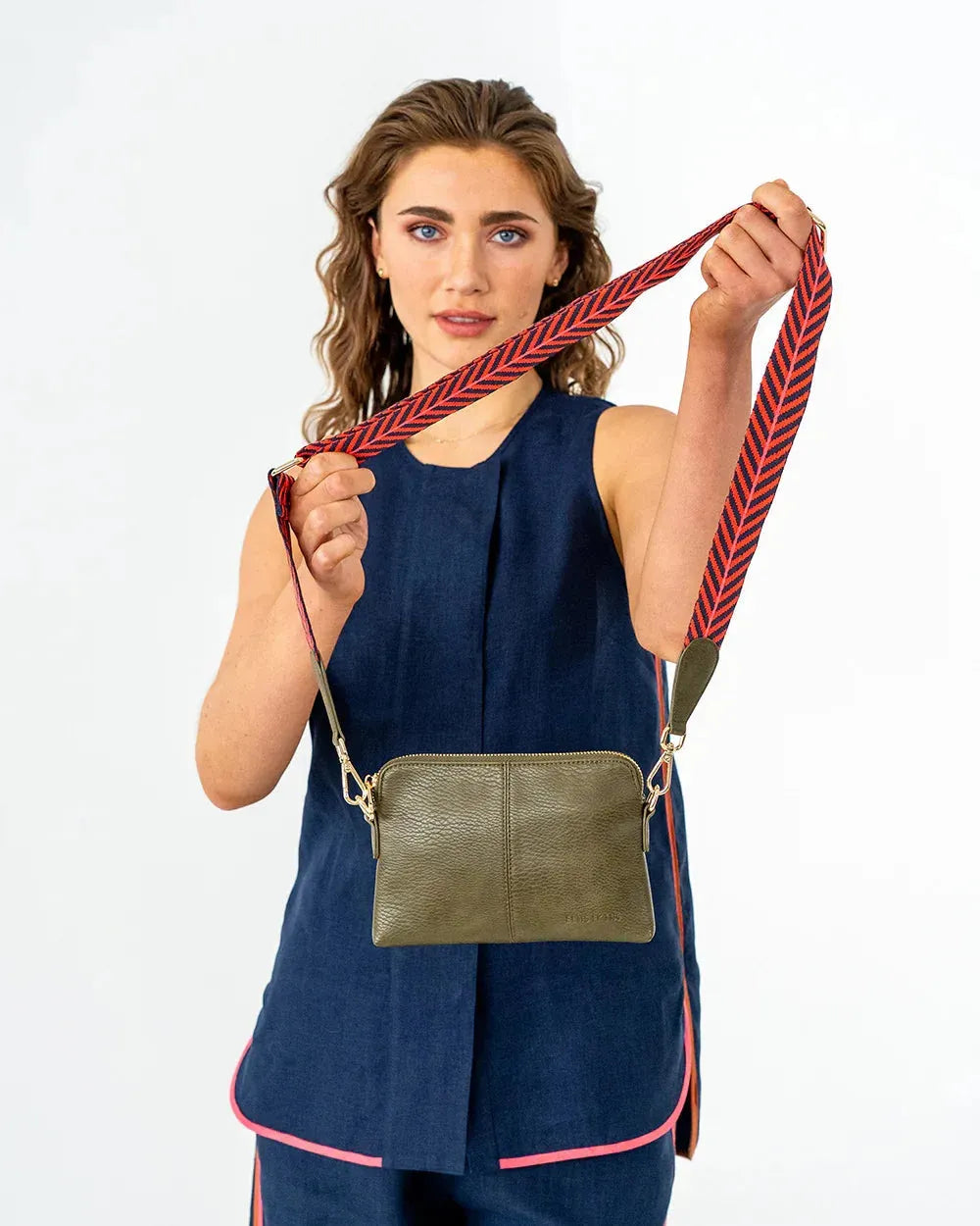Elms + King Bowery Petite Bag in Khaki - the tartan fox
