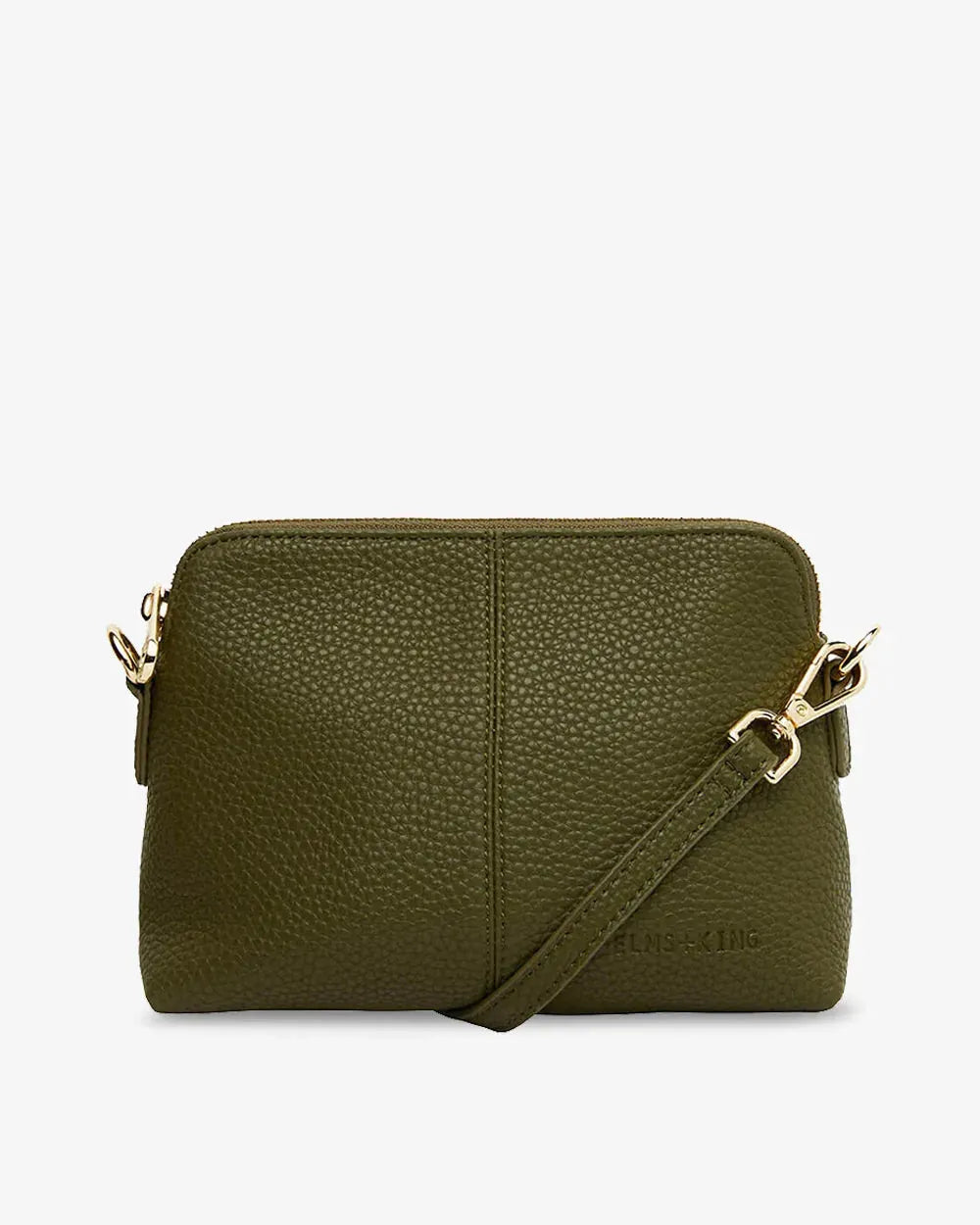 Elms + King Burbank Crossbody Bag in khaki - the tartan fox