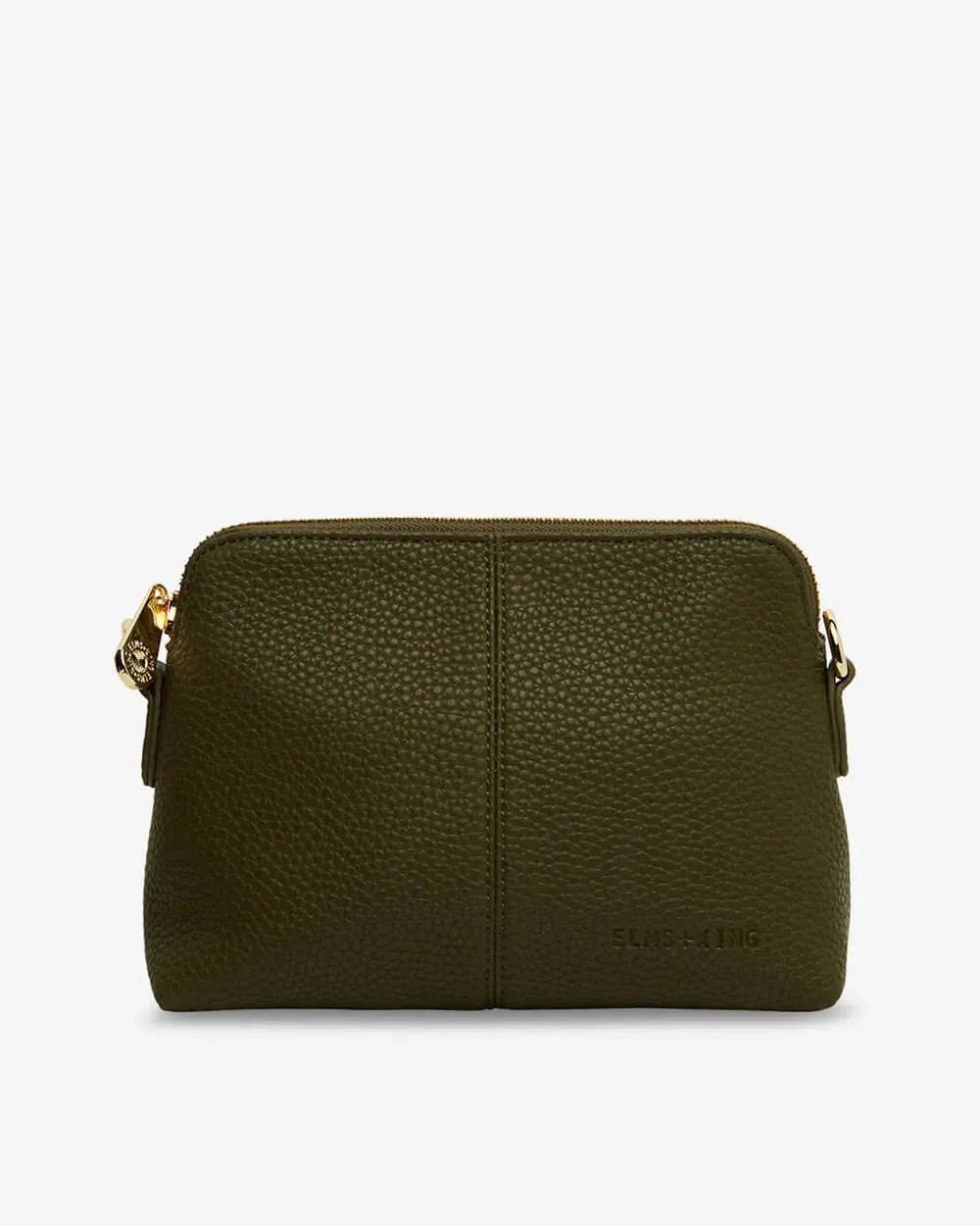 Elms + King Burbank Crossbody Bag in khaki - the tartan fox