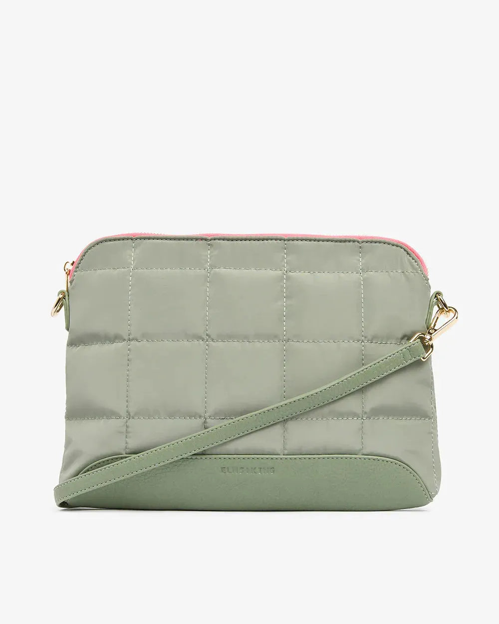 Elms + King Soho Crossbody Bag in Sage - the tartan fox