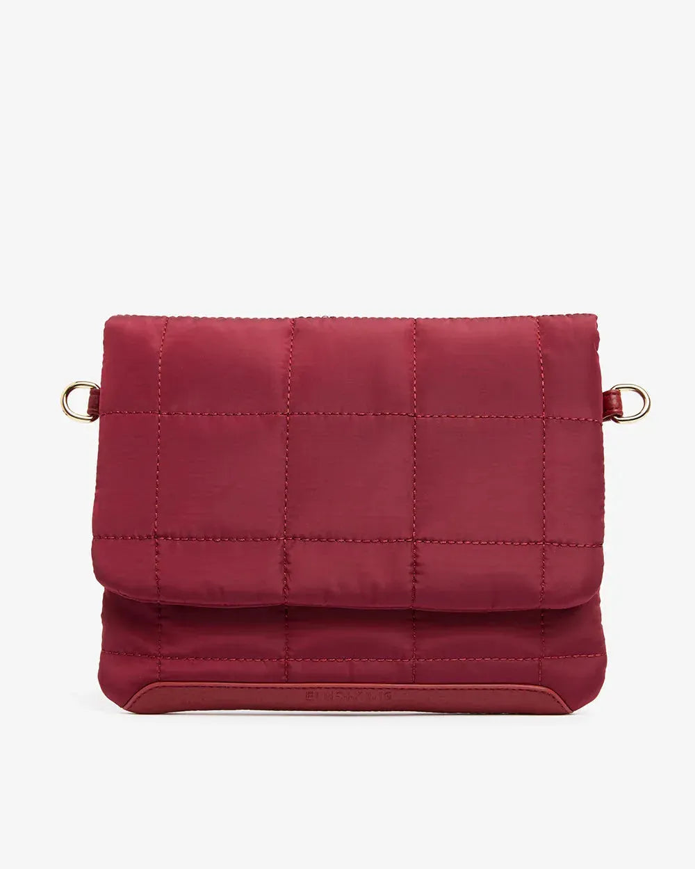 Elms + King Windsor Crossbody Bag in Burgandy - the tartan fox