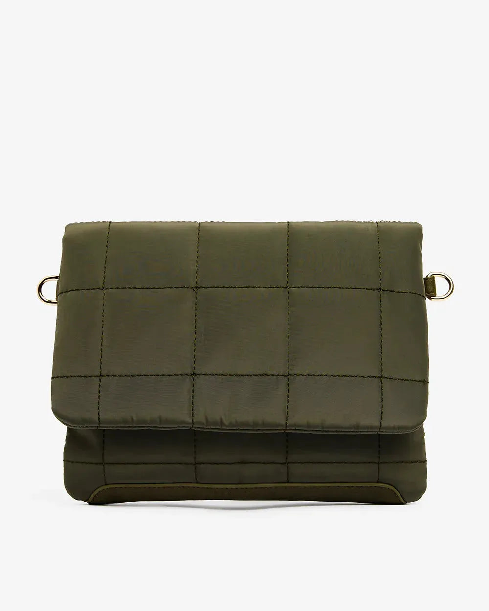Elms + King Windsor Crossbody Bag in Khaki - the tartan fox